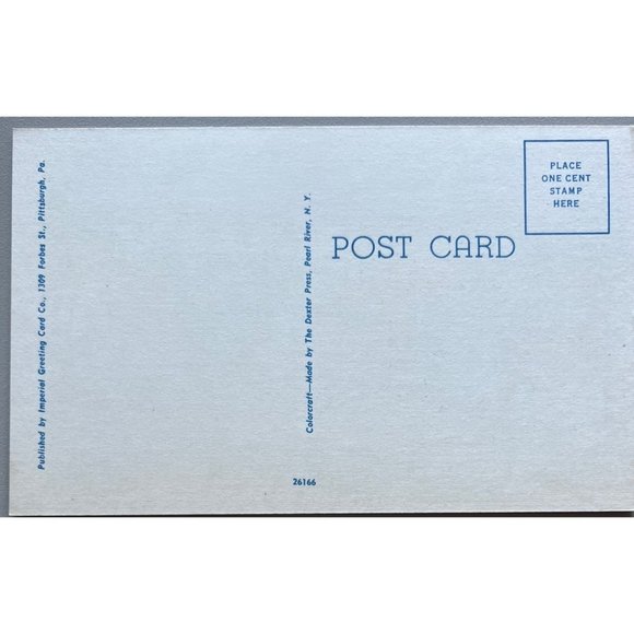 The Montgomery Government Lock Dam Ohio River Postcard Souvenir Vintage - Picture 2 of 3